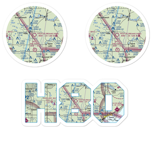 Field of Dreams Airport (H80) VFR Sectional Sticker Pack