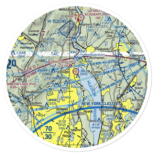 Haverstraw Heliport (H43) VFR Sectional Sticker (30 mile)
