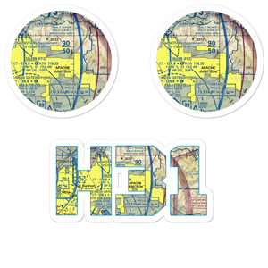 Lost Dutchman Heliport (H31) VFR Sectional Sticker Pack