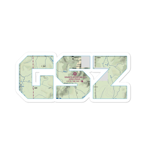 Granite Mountain Air Station (GSZ) VFR Sectional Sticker