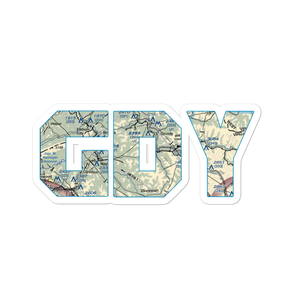 Grundy Municipal Airport (GDY) VFR Sectional Sticker