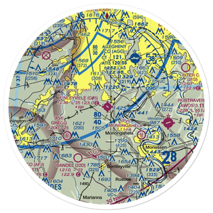 Finleyville Airpark (G05) VFR Sectional Sticker (30 mile)
