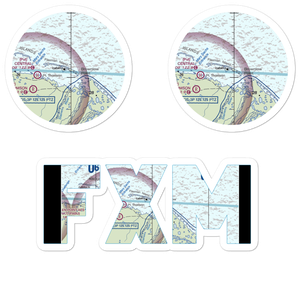 Flaxman Island Airstrip (FXM) VFR Sectional Sticker Pack