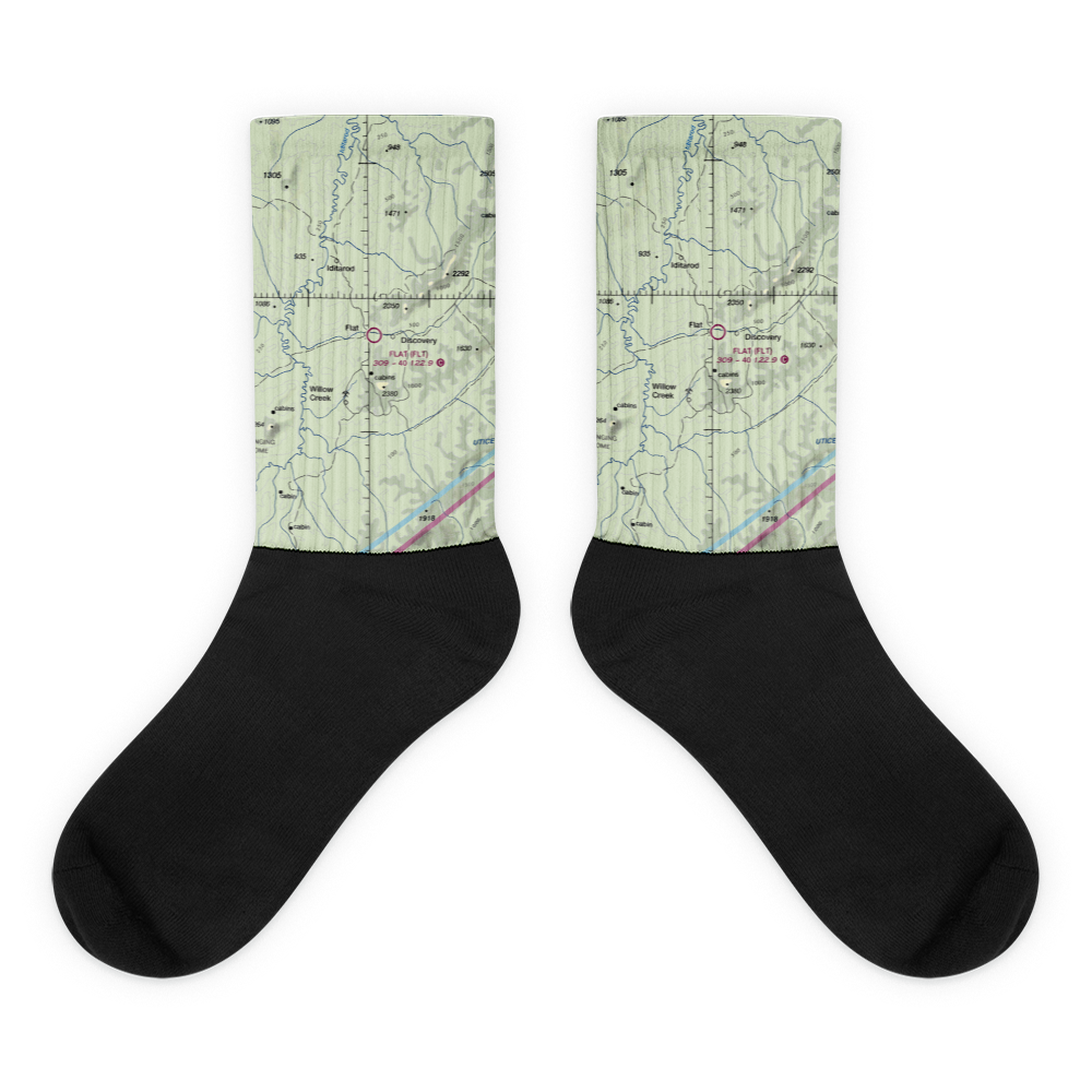 Flat Airport (FLT) VFR Sectional Socks 