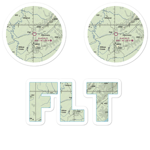 Flat Airport (FLT) VFR Sectional Sticker Pack