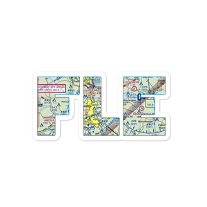 Fort Lee Army Airfield (FLE) VFR Sectional Sticker