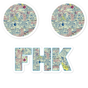 Knox Army Heliport (FHK) VFR Sectional Sticker Pack