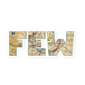 Francis E Warren Air Force Base (FEW) VFR Sectional Sticker