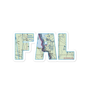Falcon State Airport (FAL) VFR Sectional Sticker