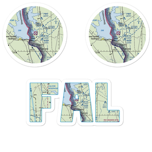 Falcon State Airport (FAL) VFR Sectional Sticker Pack