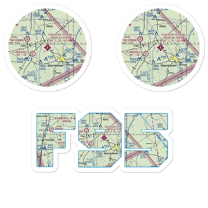 Calhoun County Airport (F95) VFR Sectional Sticker Pack