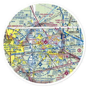 Jack Browns Seaplane Base (F57) VFR Sectional Sticker (30 mile)