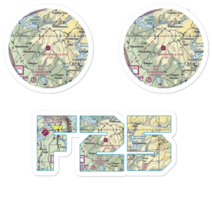 Brownsville Airport (F25) VFR Sectional Sticker Pack