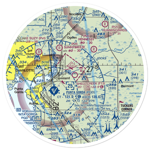 Shell Creek Airpark (F13) VFR Sectional Sticker (30 mile)