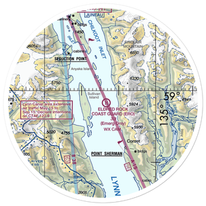 Eldred Rock Cg Heliport (ERO) VFR Sectional Sticker (30 mile)