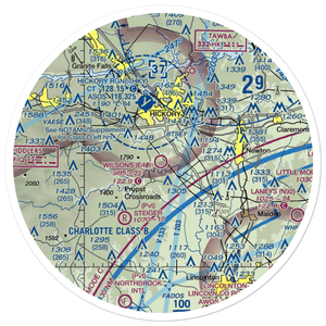Wilson's Airport (E40) VFR Sectional Sticker (30 mile)