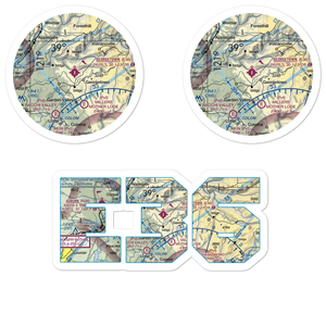 Georgetown Airport (E36) VFR Sectional Sticker Pack