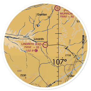 Lindrith Airpark (E32) VFR Sectional Sticker (20 mile)