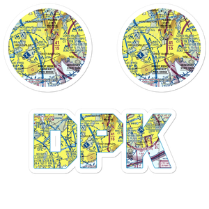 Deer Park Airport (DPK) VFR Sectional Sticker Pack