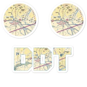 Duffys Tavern Airport (DDT) VFR Sectional Sticker Pack