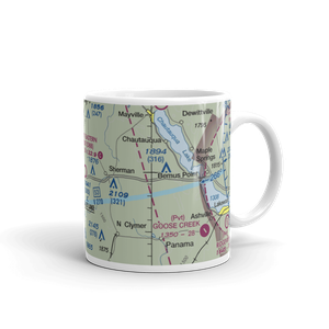 Pratt's Eastern Divide Airport (D88) VFR Sectional  Mug