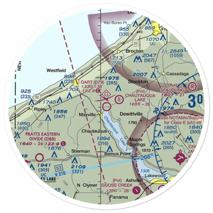 Dart Airport (D79) VFR Sectional Sticker (30 mile)