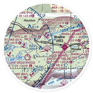 Blodget Lake Seaplane Base (D75) VFR Sectional Sticker (20 mile)