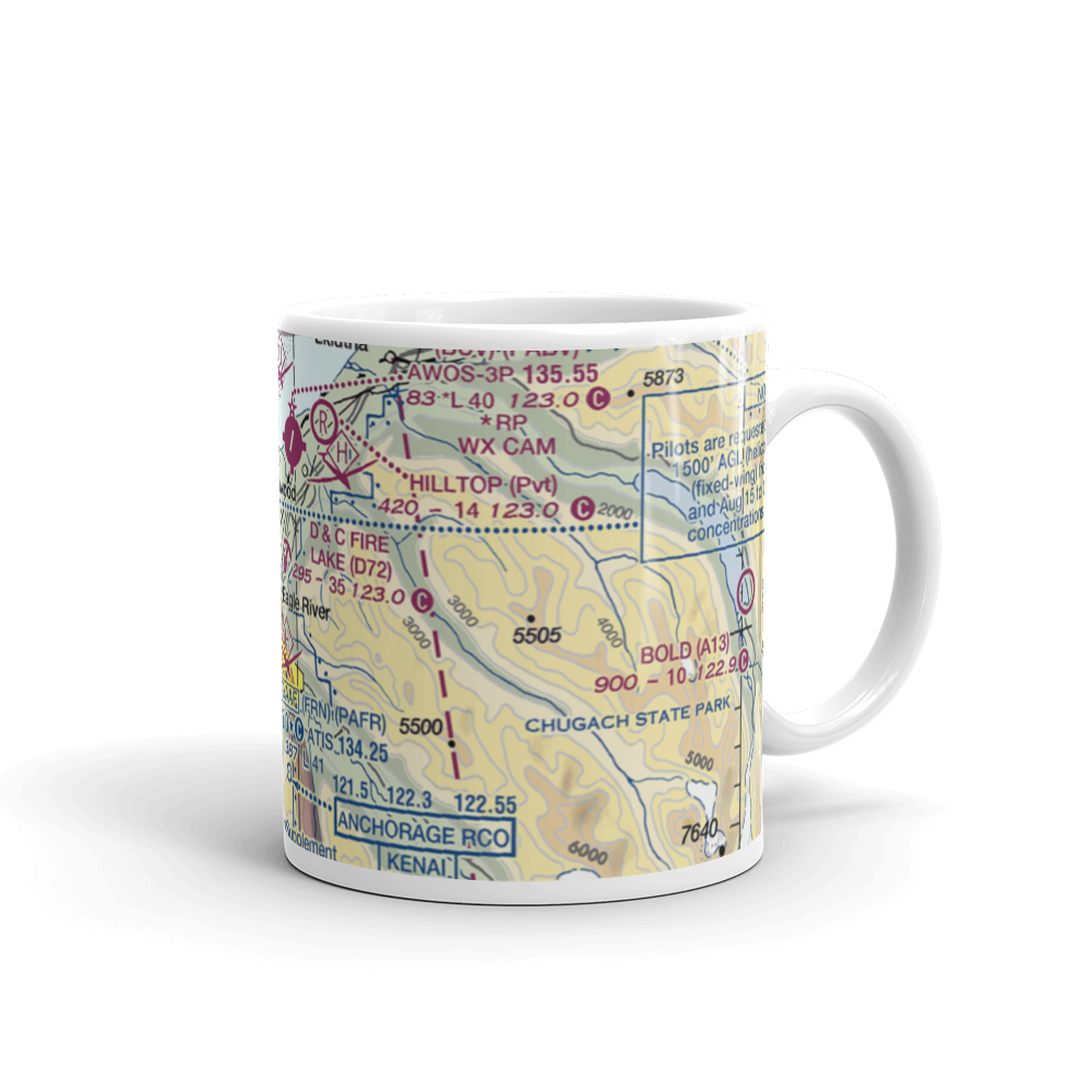 D&C Fire Lake Flying Club Seaplane Base (D72) VFR Sectional  Mug 