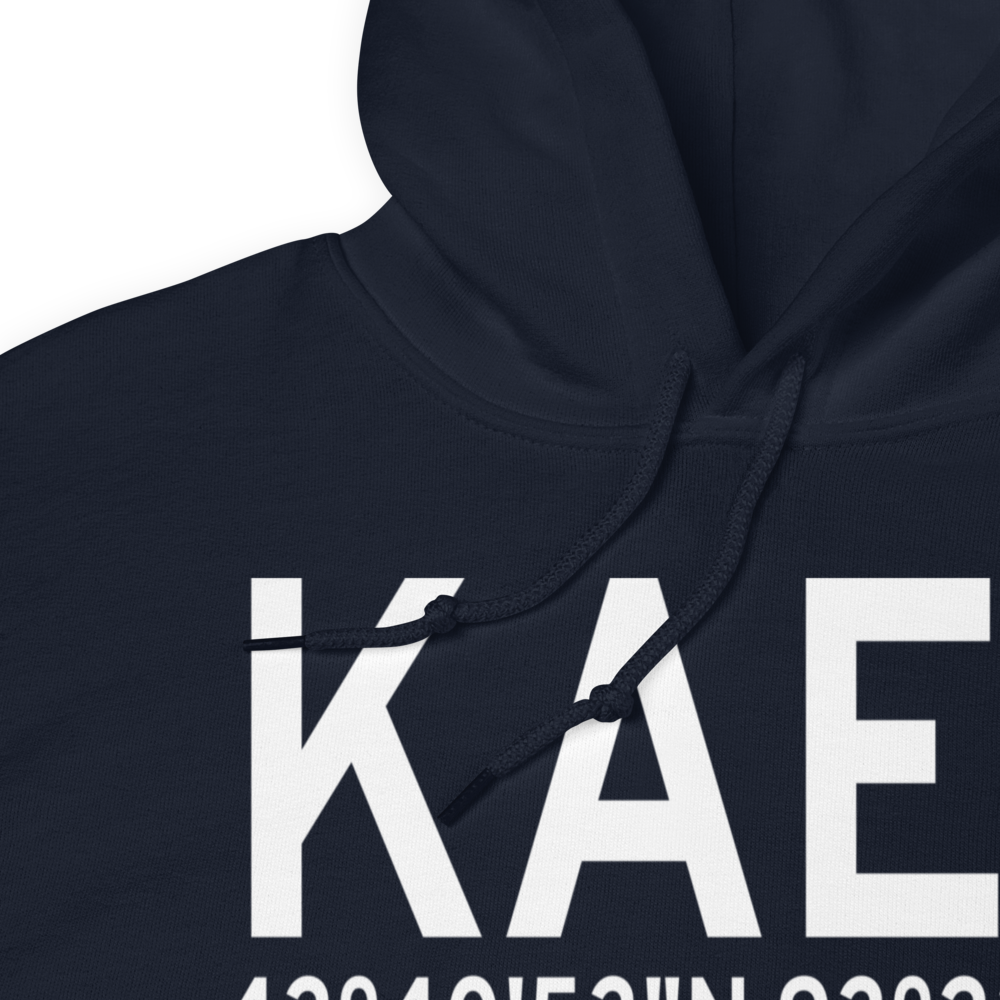 Albert Lea Municipal Airport (KAEL) ICAO Hoodie Sweatshirt 