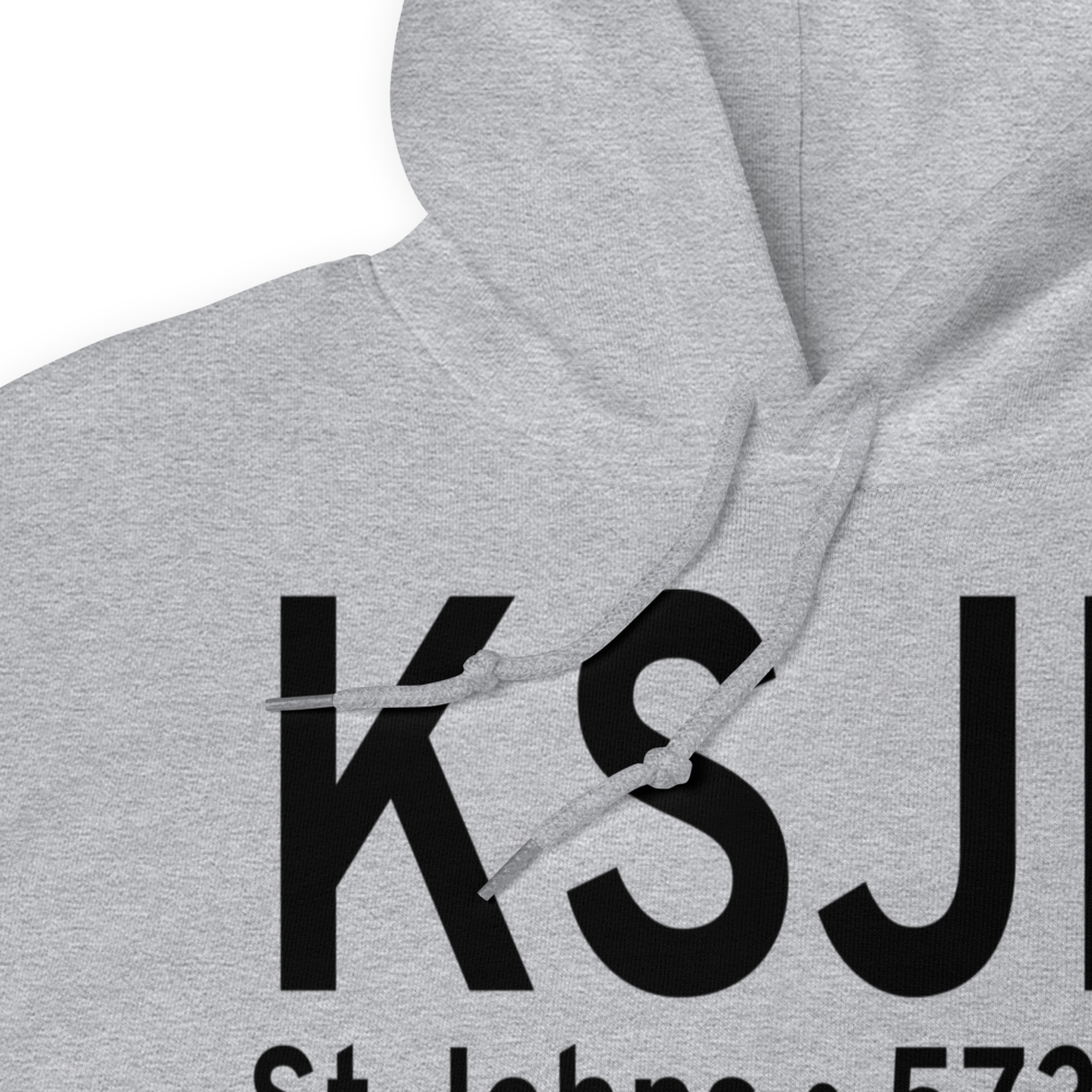St Johns Industrial Air Park (KSJN) ICAO Hoodie Sweatshirt 