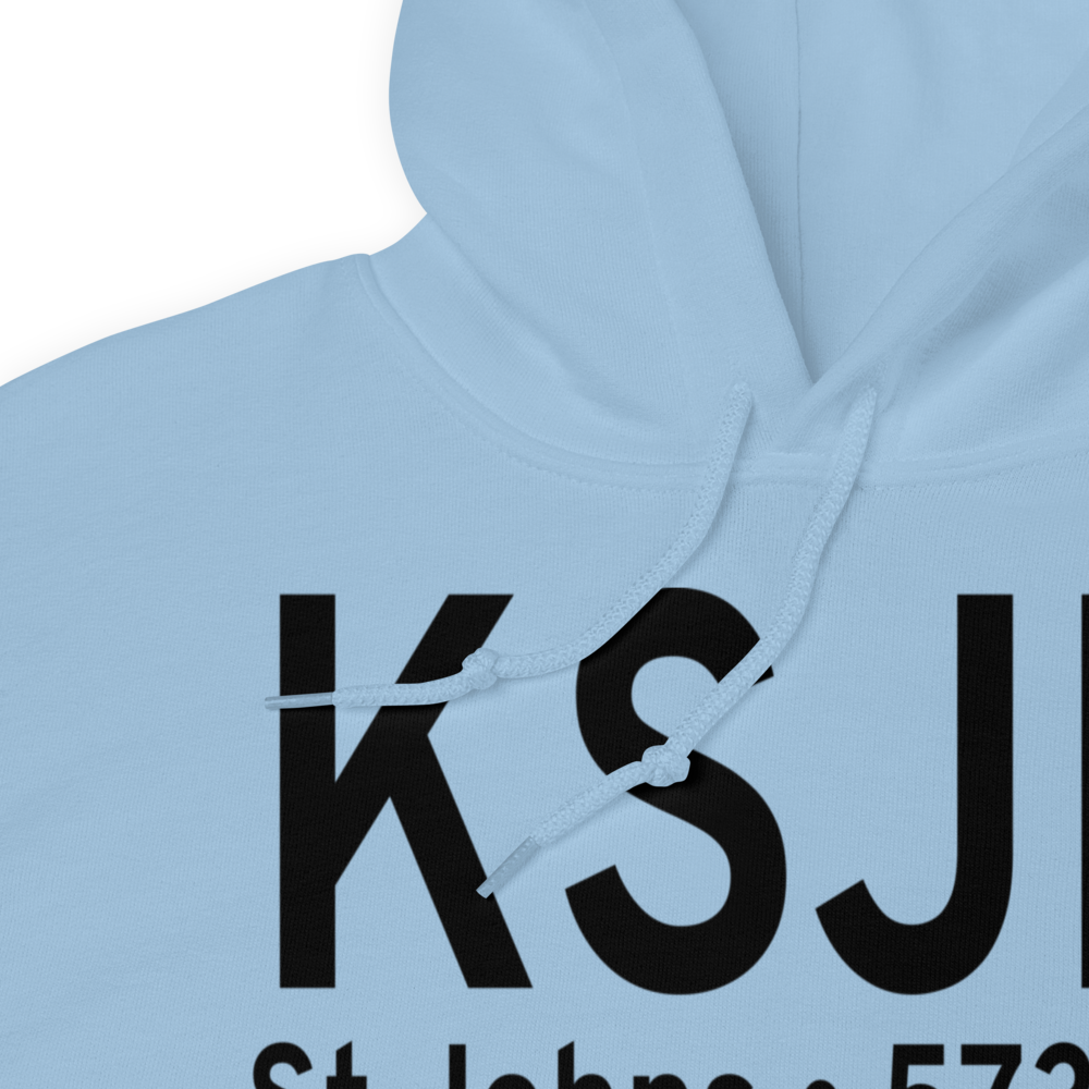 St Johns Industrial Air Park (KSJN) ICAO Hoodie Sweatshirt 