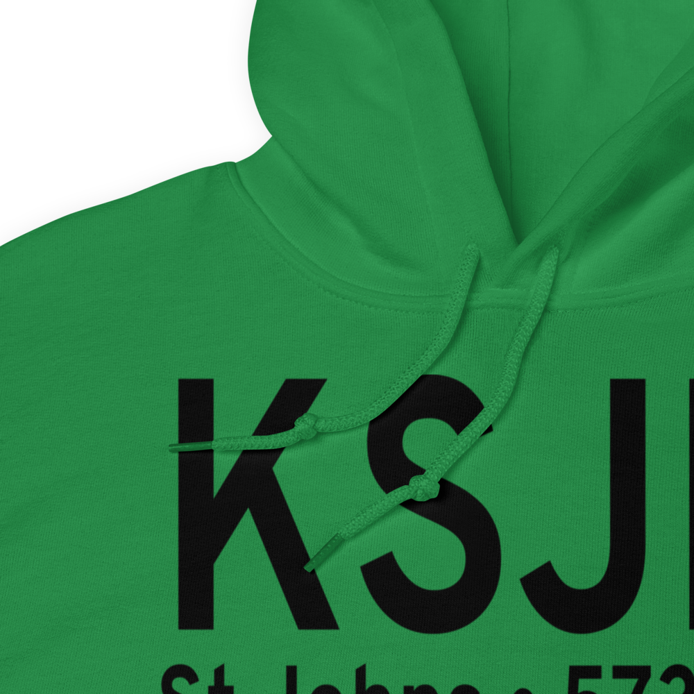 St Johns Industrial Air Park (KSJN) ICAO Hoodie Sweatshirt 