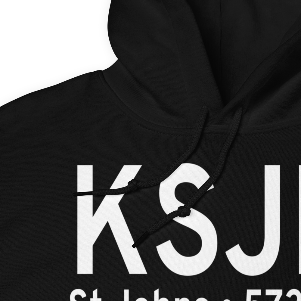 St Johns Industrial Air Park (KSJN) ICAO Hoodie Sweatshirt 