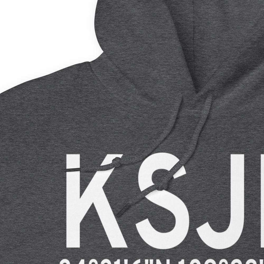 St Johns Industrial Air Park (KSJN) ICAO Hoodie Sweatshirt 