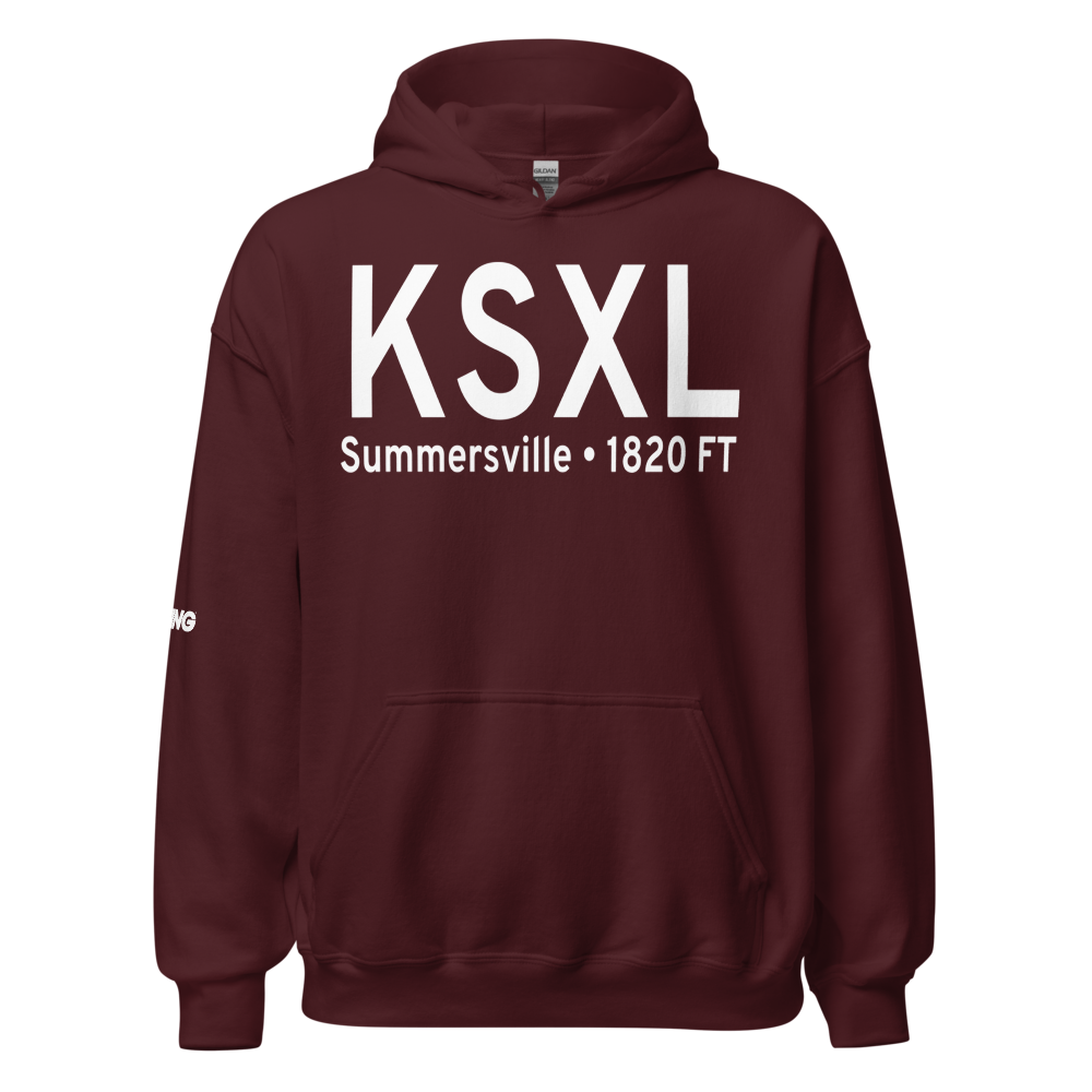 Summersville Airport (KSXL) ICAO Hoodie Sweatshirt 