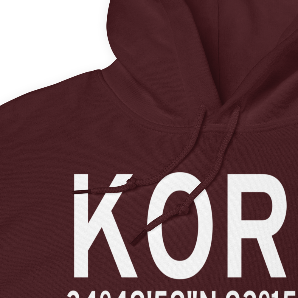 North Little Rock Municipal Airport (KORK) ICAO Hoodie Sweatshirt 