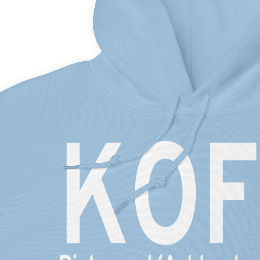 Hanover County Municipal Airport (KOFP) ICAO Hoodie Sweatshirt 