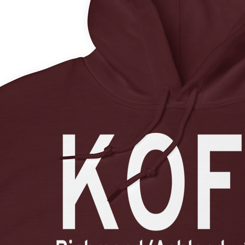 Hanover County Municipal Airport (KOFP) ICAO Hoodie Sweatshirt 