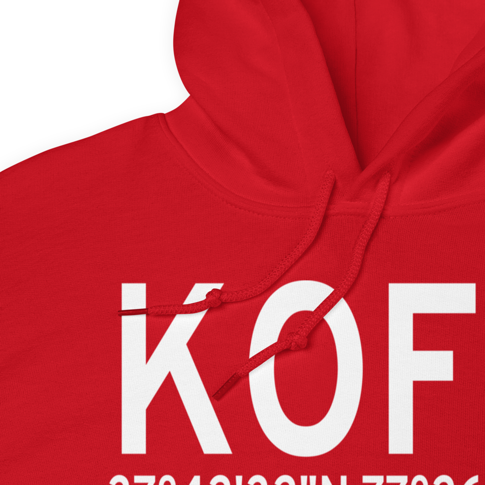 Hanover County Municipal Airport (KOFP) ICAO Hoodie Sweatshirt 