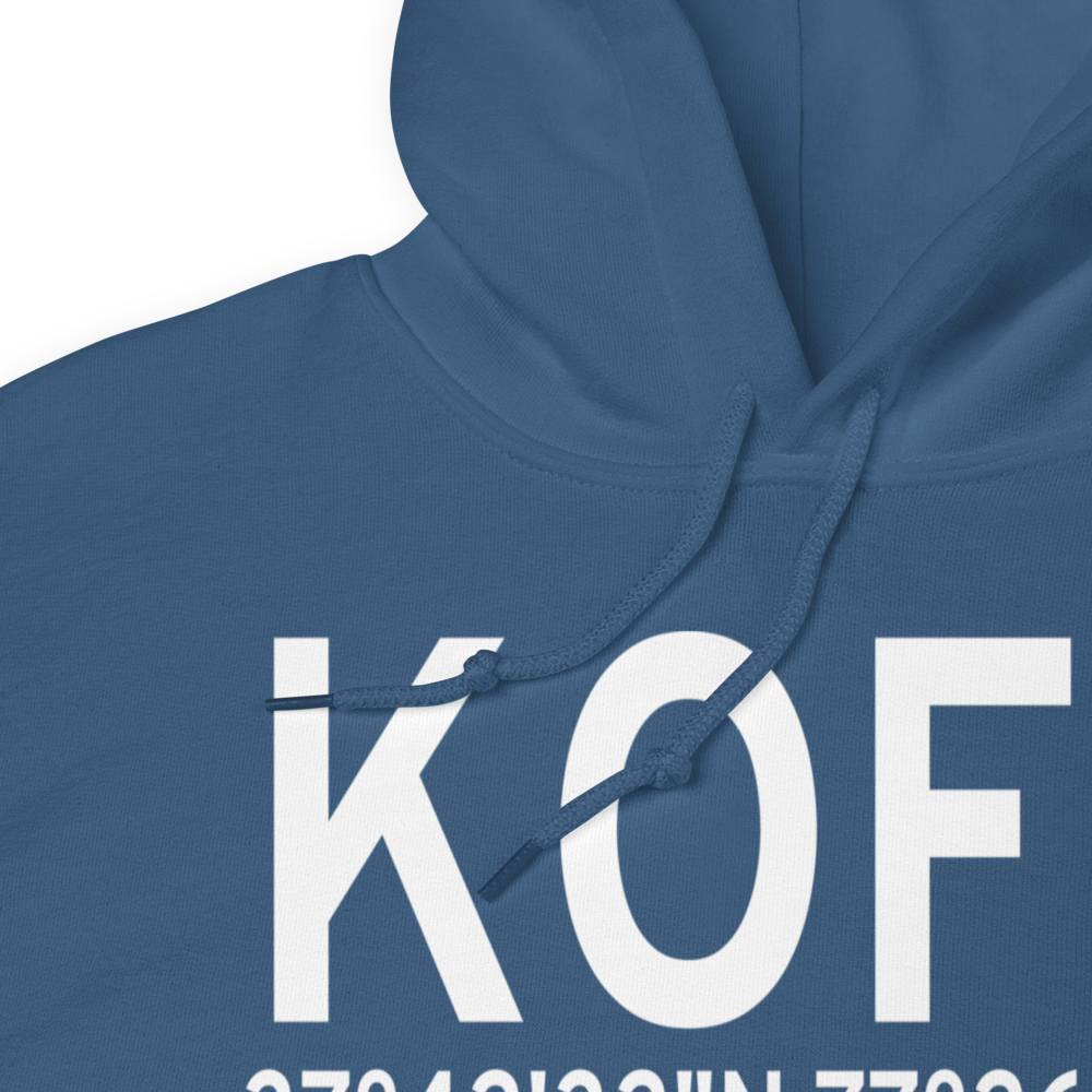 Hanover County Municipal Airport (KOFP) ICAO Hoodie Sweatshirt 