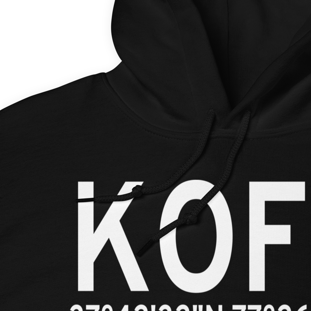 Hanover County Municipal Airport (KOFP) ICAO Hoodie Sweatshirt 