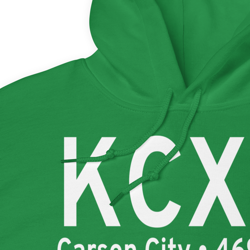 Carson Airport (KCXP) ICAO Hoodie Sweatshirt 