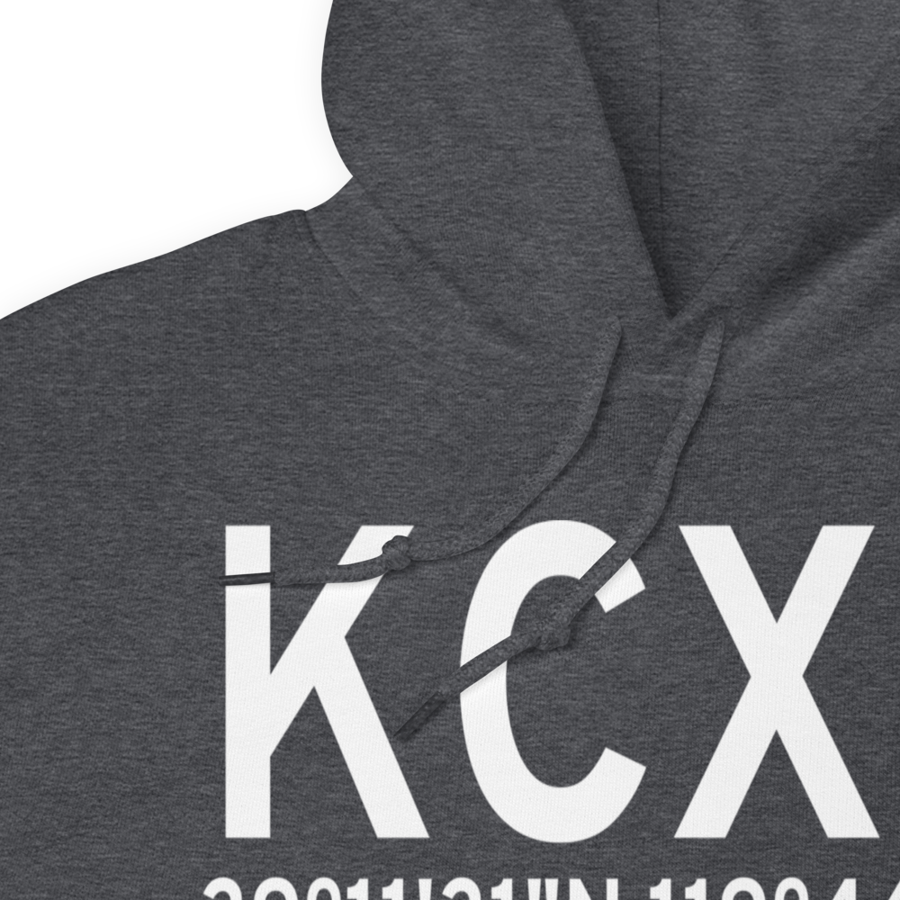 Carson Airport (KCXP) ICAO Hoodie Sweatshirt 