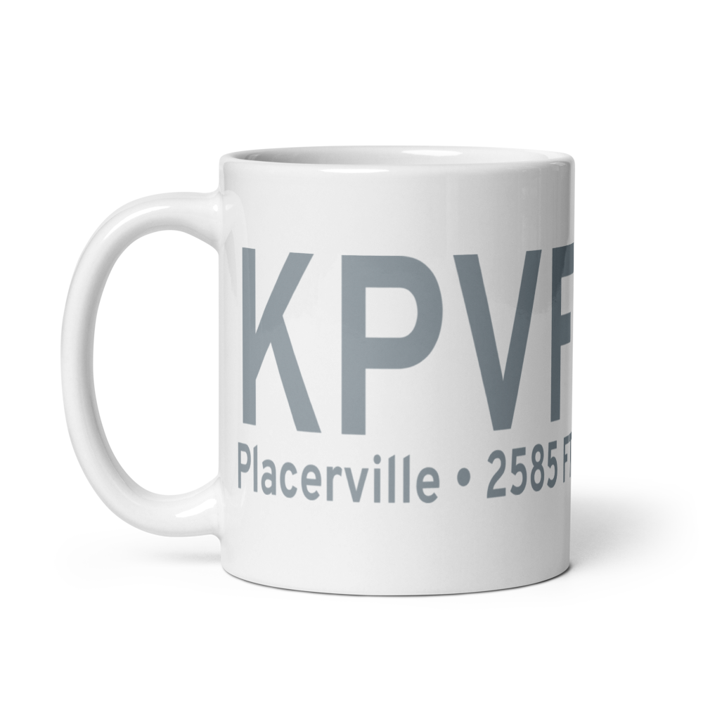 Placerville Airport (KPVF) ICAO Mug 