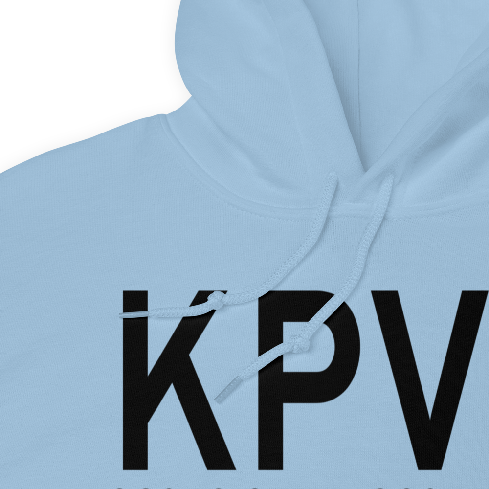 Placerville Airport (KPVF) ICAO Hoodie Sweatshirt 