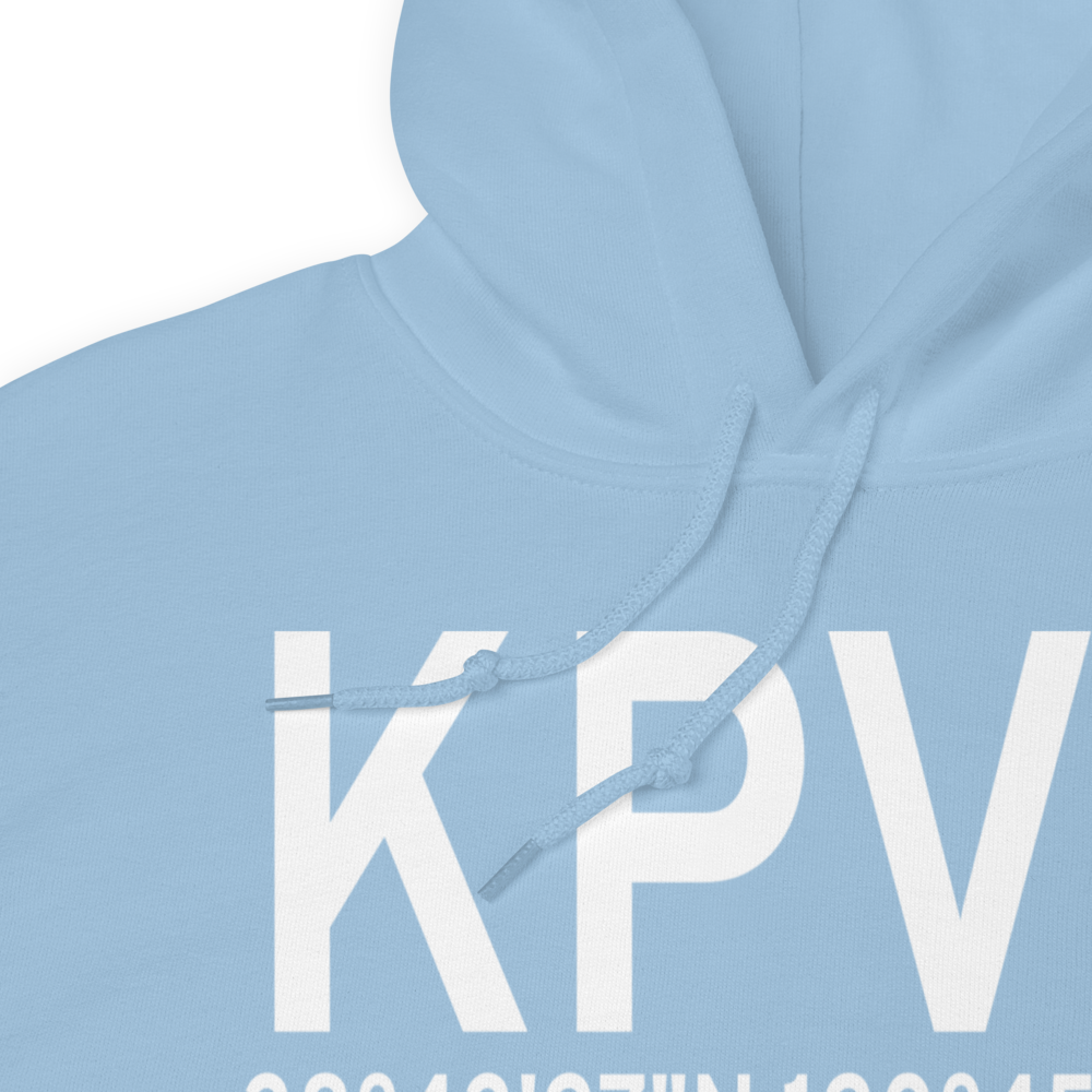 Placerville Airport (KPVF) ICAO Hoodie Sweatshirt 