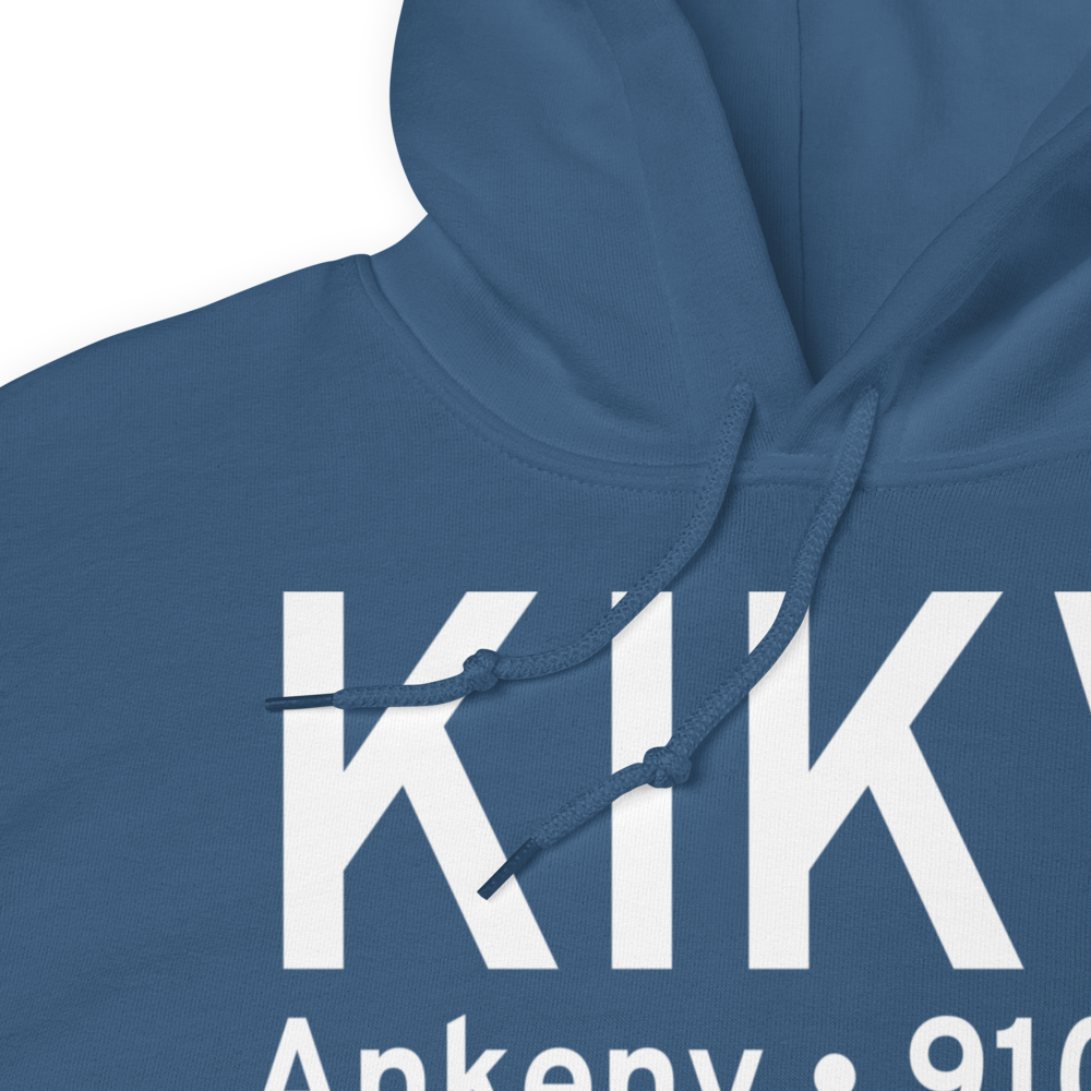 Ankeny Regional Airport (KIKV) ICAO Hoodie Sweatshirt 