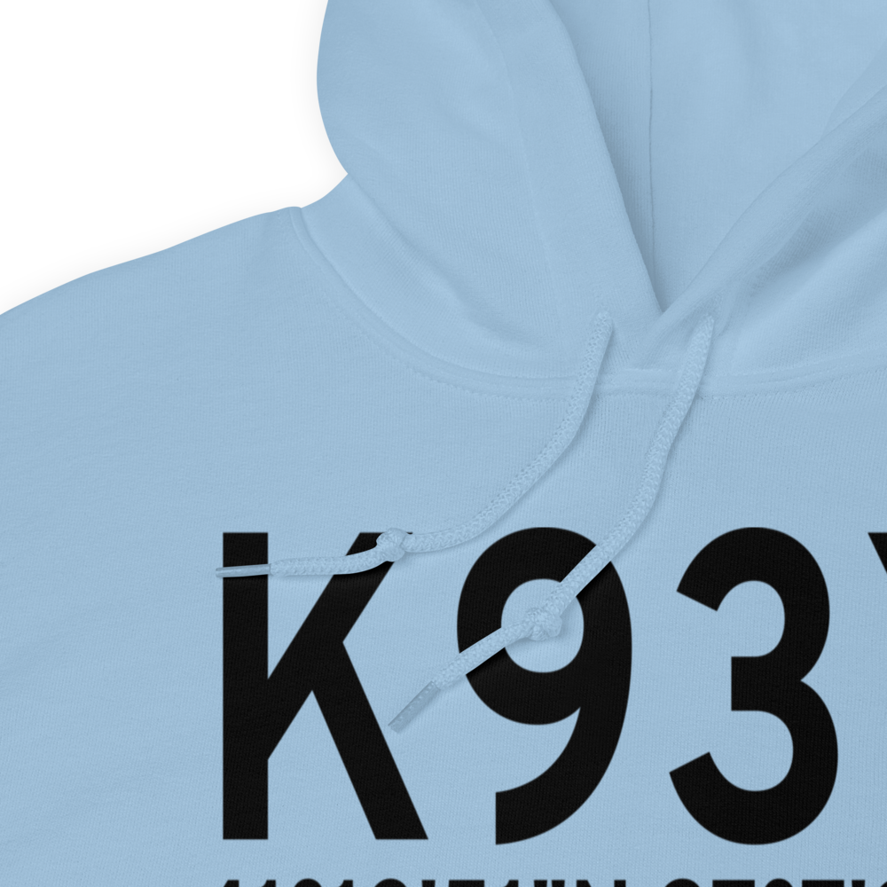David City Municipal Airport (K93Y) ICAO Hoodie Sweatshirt 