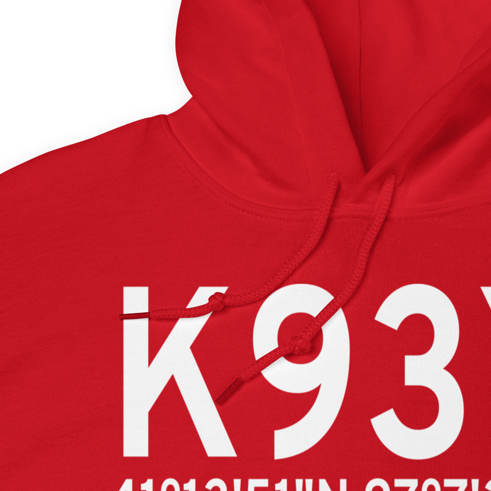 David City Municipal Airport (K93Y) ICAO Hoodie Sweatshirt 