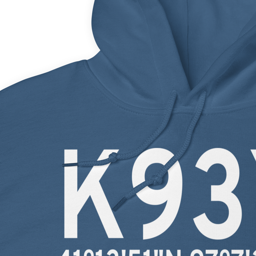 David City Municipal Airport (K93Y) ICAO Hoodie Sweatshirt 